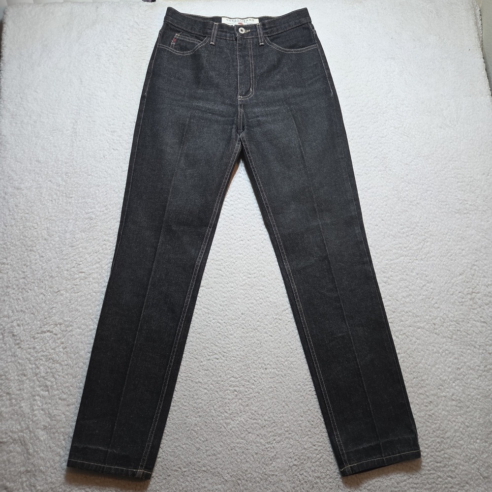 VTG Guess Jeans 050 Original Fit Women's Black Denim Mom Size 30 High Rise USA